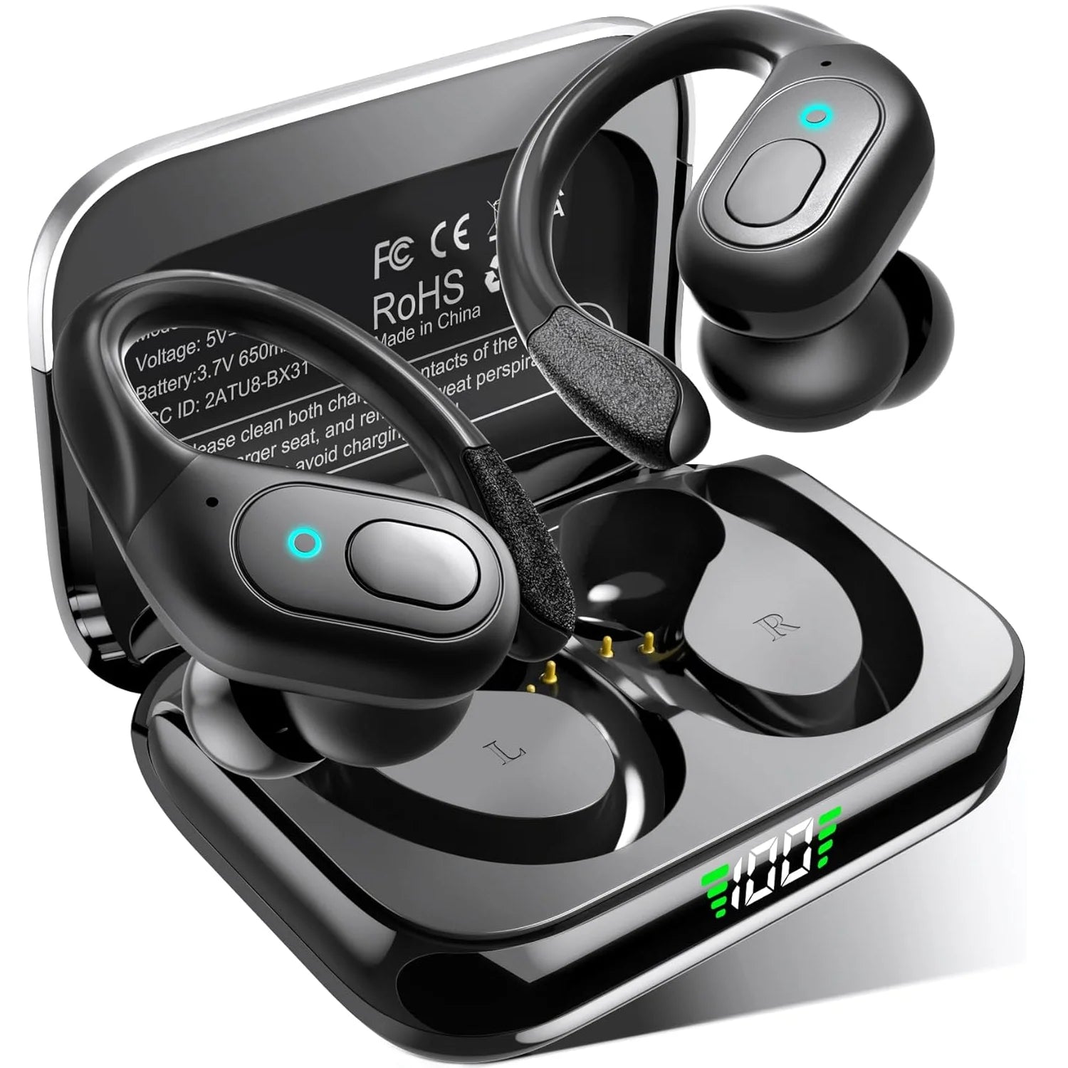 BX31 TWS Wireless Headphones Noise Cancelling Gaming Earphone Bluetooth 5.4 HIFI Sport Earbuds Music Headsets For Android iPhone