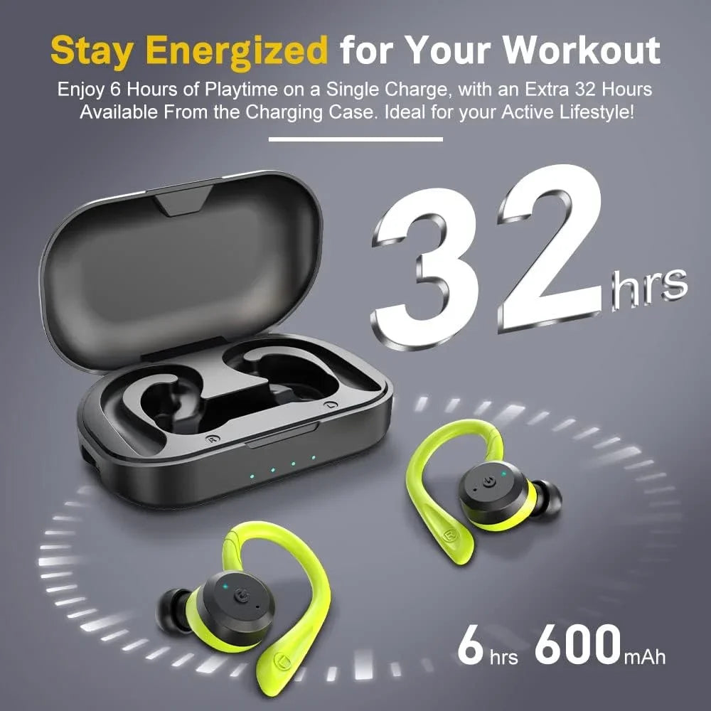 Original GDLYL 2025 TWS Bluetooth V5.4 Headphones Wireless LED Digital Display Earphones Noise Reduction Waterproof Headset New