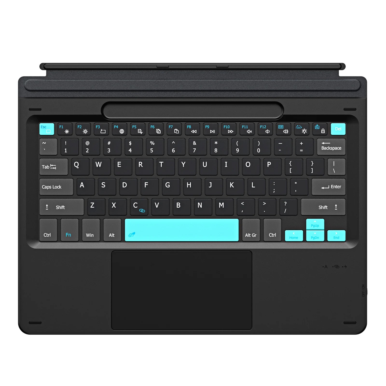 DUXDUCIS Bluetooth-Compatible Magnetic Ultra-Slim Keyboard For Microsoft Surface Pro 8/9/X/10/11 with Touchpad Backlight