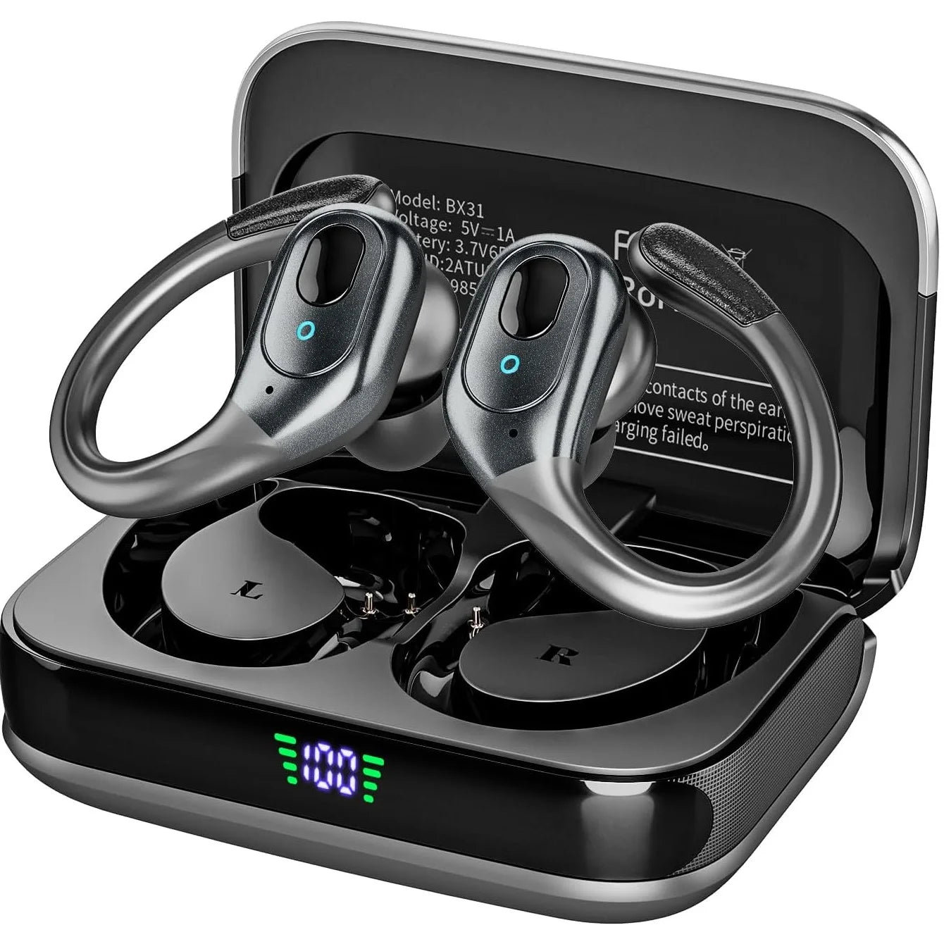 BX31 TWS Wireless Headphones Noise Cancelling Gaming Earphone Bluetooth 5.4 HIFI Sport Earbuds Music Headsets For Android iPhone
